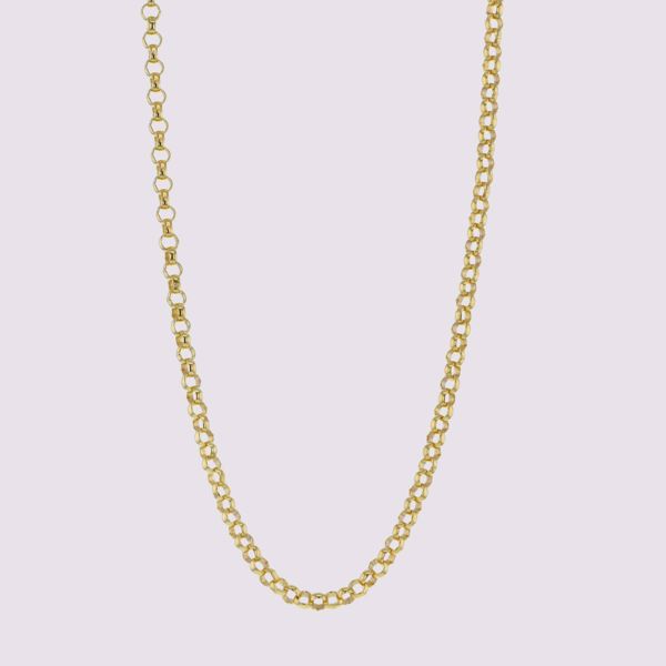 Bilde av IN TOTO CIRCLE CHAIN LARGE GOLD (0144G50)