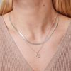 Bilde av Necklace Organic Clover Silver