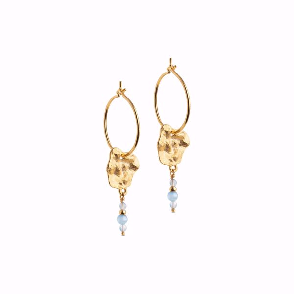 Bilde av Hoops Windy Blue Goldplated