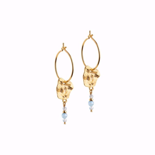 Bilde av Hoops Windy Blue Goldplated