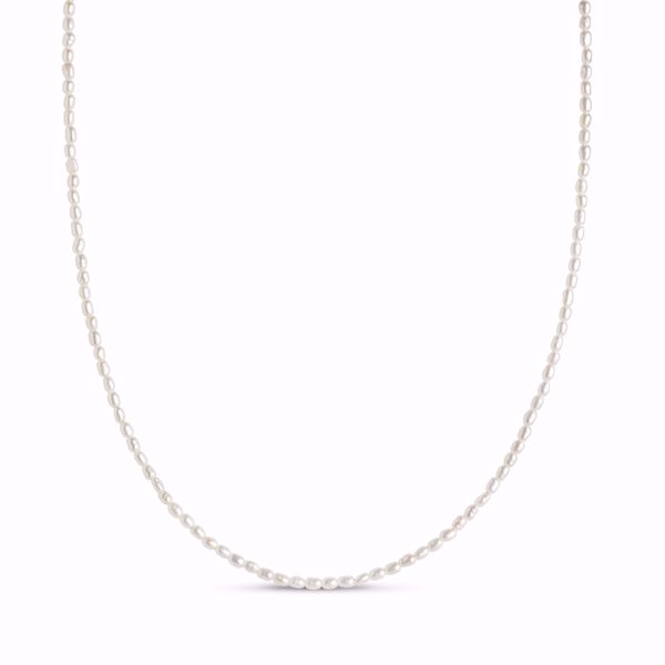 Bilde av Necklace Erna Pearl Goldplated