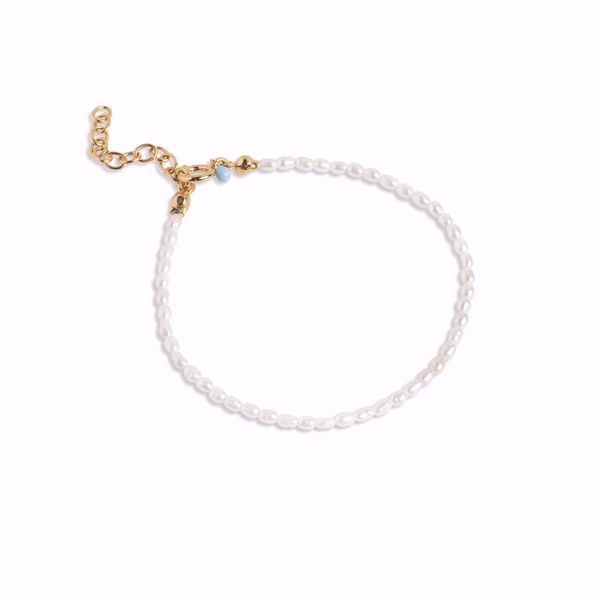 Bilde av Bracelet Erna Pearl Goldplated