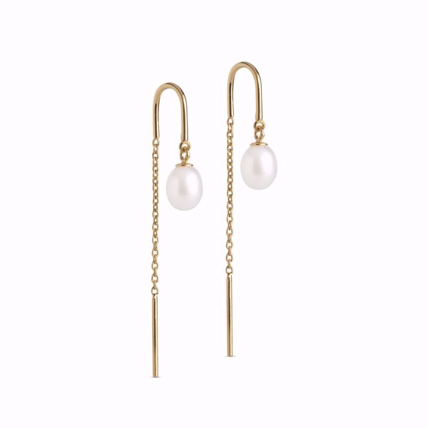 Bilde av Earring Eleanor Pearl Goldplated