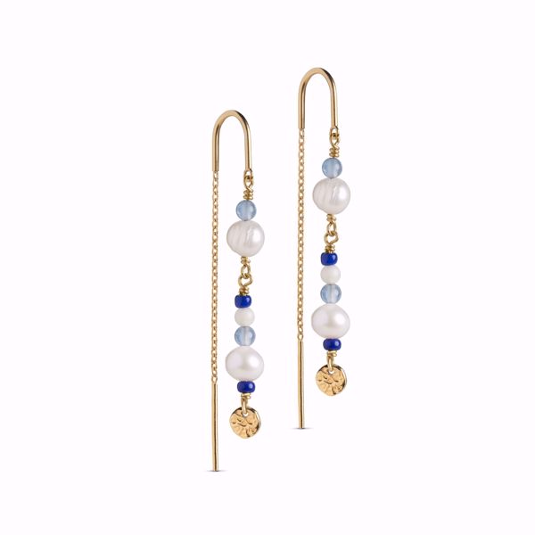 Bilde av Earring Sofia Marine Goldplated