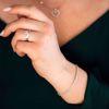 Bilde av Armbånd i sølv med hvit zirkonia (991507)