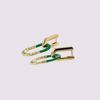 Bilde av RAY FLARE EARRINGS GREEN (3981G0006)