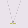 Bilde av RAY FLARE PENDANT CITRUS GREEN SILVER ((4981S0012)