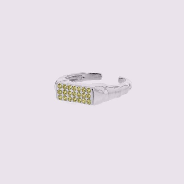 Bilde av RAY BEDAZZELED RING CITRUS 56-60 (2981S5612)