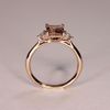 Bilde av Ring - rosegull med morganitt og diamanter (1,26ct/0,29 ct TWP)