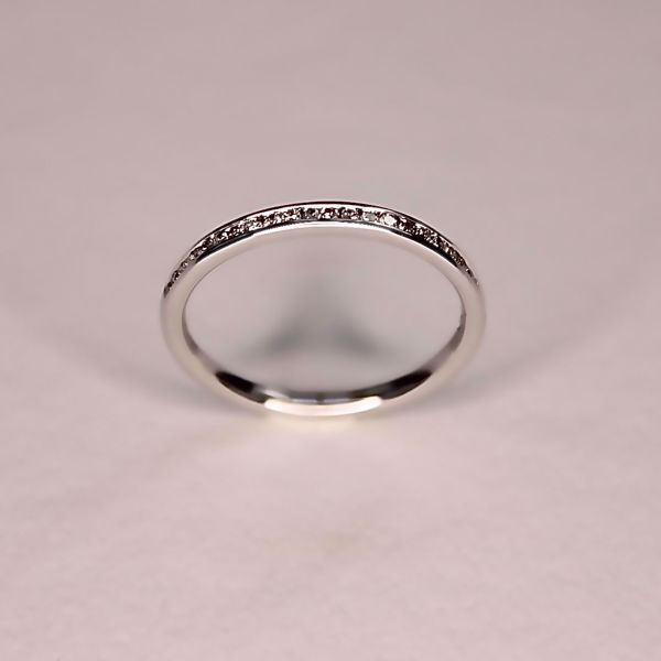 Bilde av Ring 585 hvitt gull med diamanter 0,15 ct. TWP1 (SR609WG)