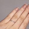 Bilde av Ring 585 hvitt gull med diamanter 0,15 ct. TWP1 (SR609WG)