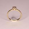 Bilde av Ring gult gull m. diamanter - 0,27 ct TWP1 (SR614YG)