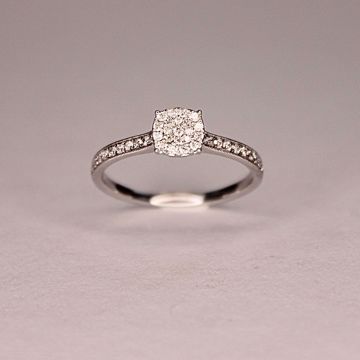 Bilde av Ring hvitt gull med diamanter 0,26 ct TWP1 (SR616WG)