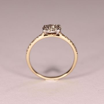 Bilde av Ring 14K g.gull med diamant 0.45 ct TWP1 (SL8407YG)