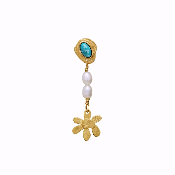 Bilde av Karla Single Earring - Goldplated