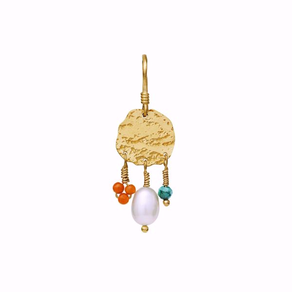 Bilde av Elle Single Earring - Goldplated