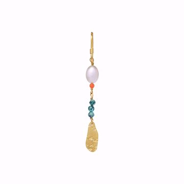 Bilde av Thea Single Earring - Goldplated