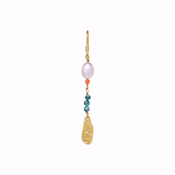 Bilde av Thea Single Earring - Goldplated