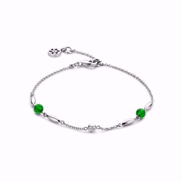 Bilde av Cornelia Bracelet Green Silver