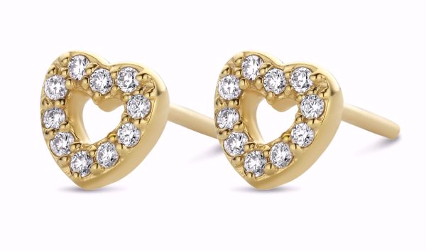 Bilde av Devotion Stud 14K Gold 0,10 ct. WVS