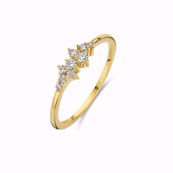 Bilde av Sunrise Ring 14K Gold 0,175 ct WVS