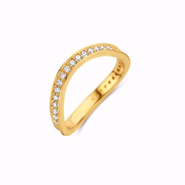 Bilde av Solaris Ring Goldplated Zirkonia