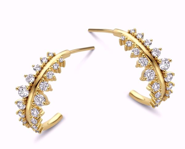 Bilde av Empress Hoop Goldplated