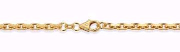 Gullarmbånd anker 3 mm. bredde, unisex - 585 gult gull.