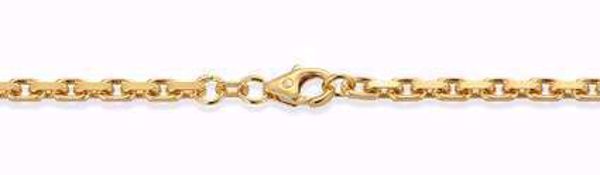 Gullarmbånd anker 3 mm. bredde, unisex - 585 gult gull.