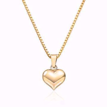 Gullanheng Hjerte - 585 gult gull (1).