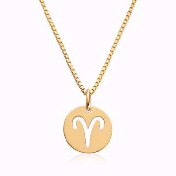 Gullanheng stjernetegn Væren - 585 gult gull.