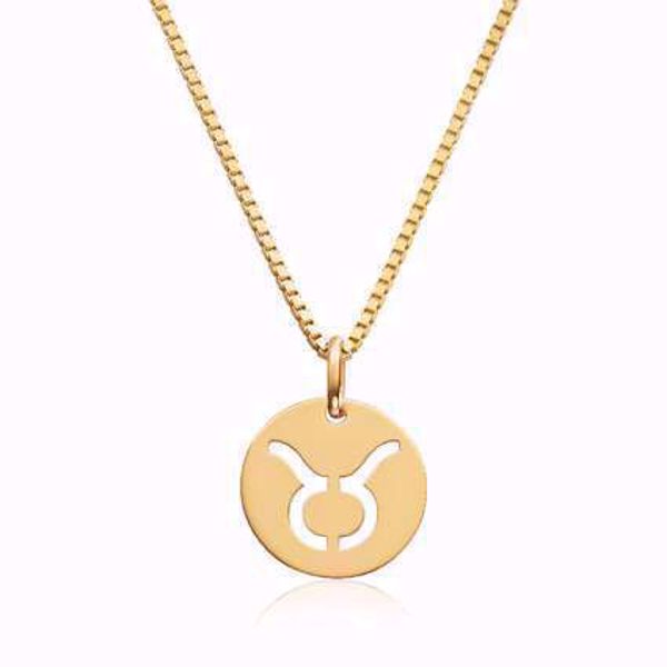 Gullanheng stjernetegn Tyren - 585 gult gull.