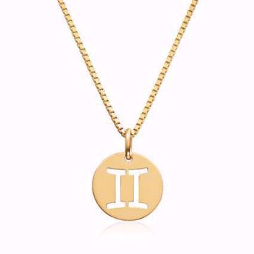 Gullanheng stjernetegn Tvillingene - 585 gult gull.