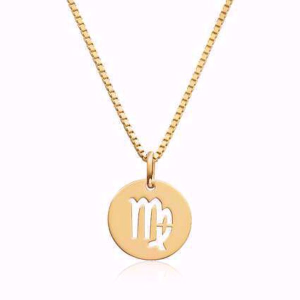 Gullanheng stjernetegn Jomfruen - 585 gult gull.