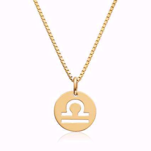 Gullanheng stjernetegn Vekten - 585 gult gull.