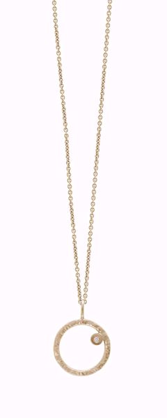 Heiring Mai Diamantanheng - 585 gult gull 0,02 ct. WVS.