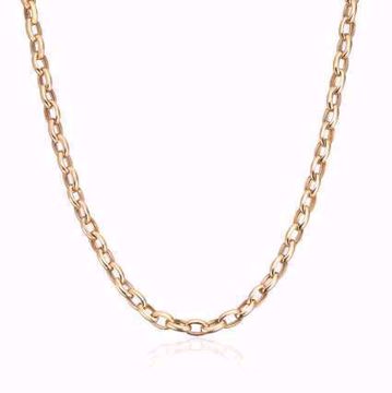 Gullkjede, rund anker - 585 gult gull.