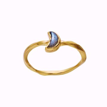 Maanesten Doris Ring - 925 forgylt sølv.