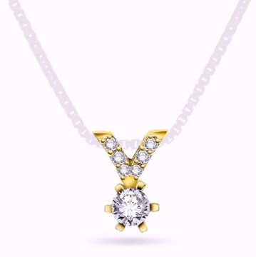 EC 1914 Diamantanheng Superstar - 585 gult gull 0,26 ct. TWSI.