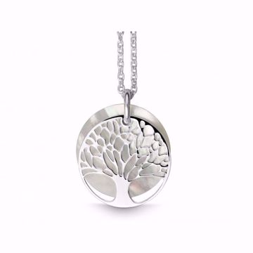 Bilde av Necklace Tree Of Life Silver (0273653)