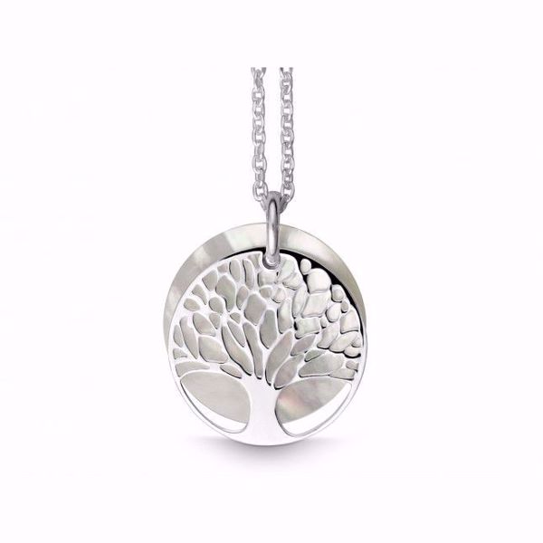 Bilde av Necklace Tree Of Life Silver (0273653)