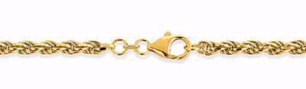 Cordell-kjede i 14 karat gult gull. Lengde 45 cm. Bredde 2,7 mm. 