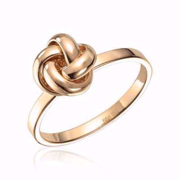 Gullring, knute - 585 gult gull.