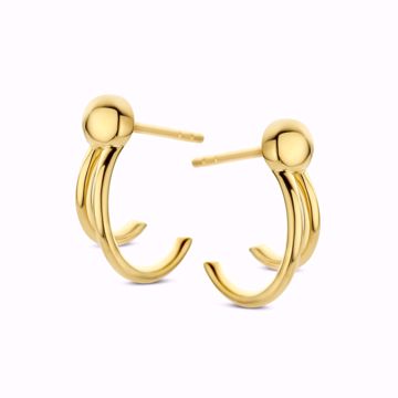 Spirit Icons Jaida Øreringer i 585 gult gull.