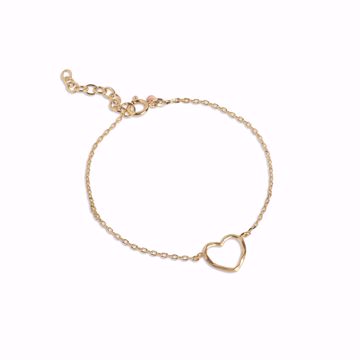 Organic Heart-armbånd fra Enamel Copenhagen. Prydet med et nydelig hjerte! 