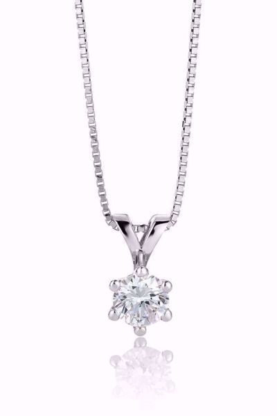 Margrete Enstens Diamantanheng - 585 hvitt gull 0,07 ct. WP1.