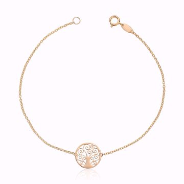 Gullarmbånd Livets Tre - 585 gult gull.