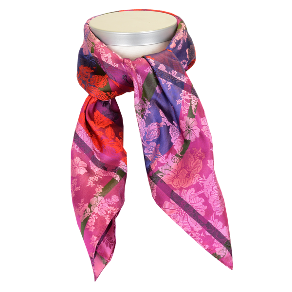 Tyrihans, Herborg silkeskjerf. 70 x 70 cm. 