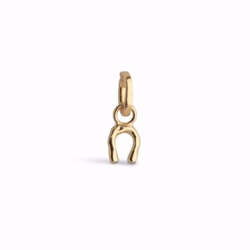 Enamel Copenhagen Charm Lucky Horseshoe, forgylt sølv. 