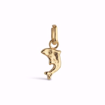 Enamel Copenhagen Charm Joyful Dolphin, forgylt sølv. 